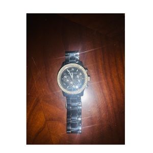 Michael Kors -Black ceramic. Ladies watch